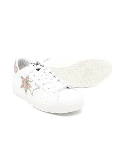 2 Star Star-patch Sneakers In White
