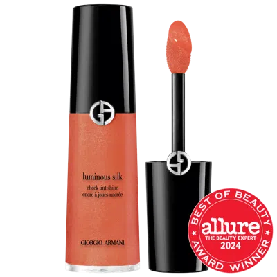 Armani Collezioni Luminous Silk Liquid Blush Cheek Tint In 42s Sunlit Sienna