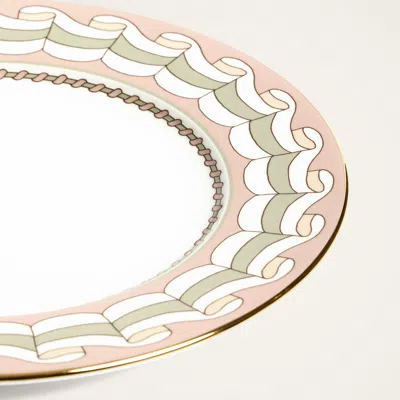 La Doublej Charger Plate In Poseidon Dusty Pink