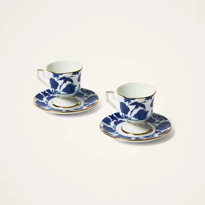 La Doublej Espresso Cup Set Of 2 In Wildbird Blue
