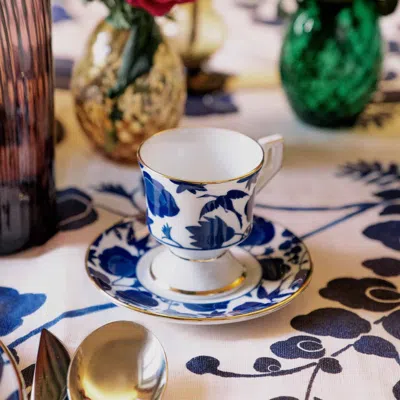 La Doublej Espresso Cup Set Of 2 In Wildbird Blue