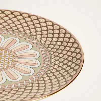 La Doublej Serving Platter In Napoli Dusty Pink