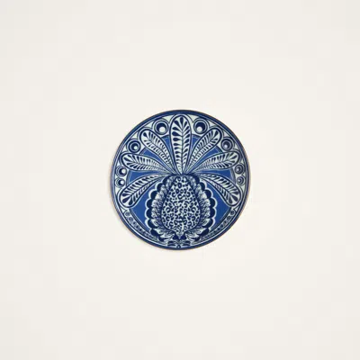 La Doublej Tableware Big Pineapple Blue Uni In Big Pineapple Blue