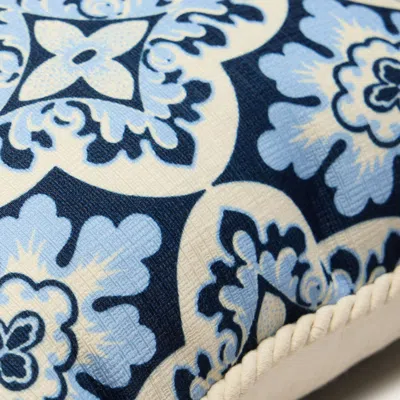La Doublej Outdoor Cushion (30x50) In Palazzo Blue