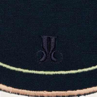 La Doublej Medallion Placemats Set Of 2 In Solid Navy