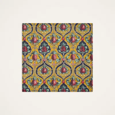 La Doublej Large Napkins Set Of 2 In Ananas Yellow