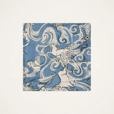 La Doublej Medium Tablecloth In Cosmos Light Blue