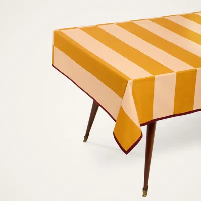 La Doublej Medium Tablecloth In Contrada Light Pink