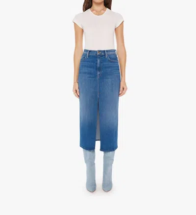 Mother The Reverse Pencil Pusher Skirt In Hue Are You? In Multi