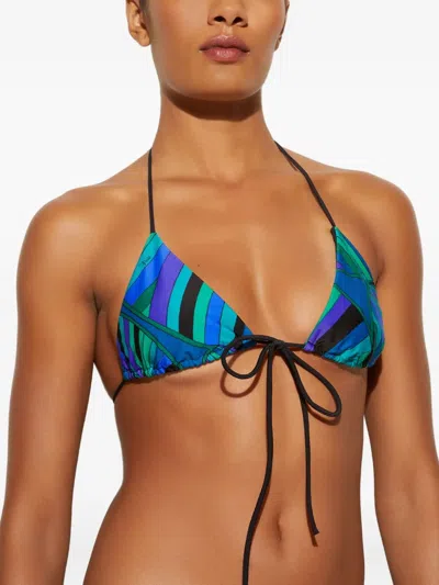 印花三角形比基尼套装