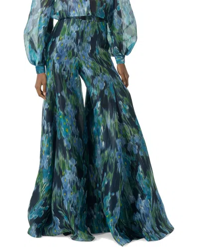 Carolina Herrera Printed Silk Palazzo Pants In Multi