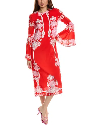 Borgo De Nor Astoria Midi Dress In Red