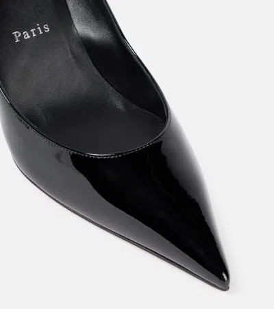 Christian Louboutin Glossy Pointed Toe High Heel Pumps In Multi