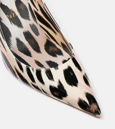 Christian Louboutin Miss Z Pumps In Gigi Printed Patent Calfskin Leather In Vintage Rose