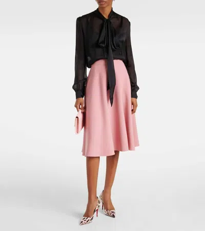 Christian Louboutin Miss Z Pumps In Gigi Printed Patent Calfskin Leather In Vintage Rose