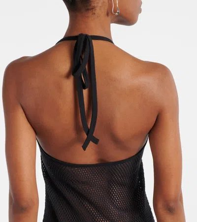 Courrèges Holistic Midi Dress In Black