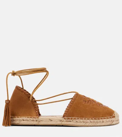 Isabel Marant Celsi Leather Espadrilles In Brown