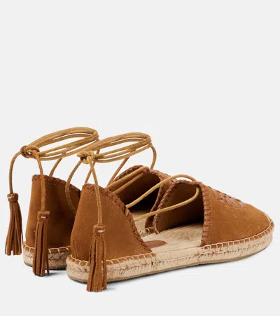 Isabel Marant Celsi Leather Espadrilles In Brown