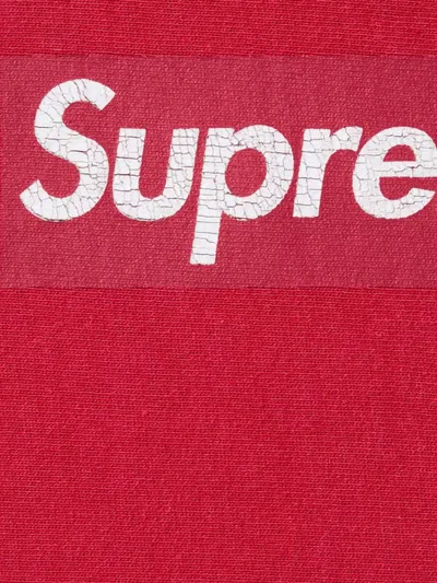 Supreme Washed Box Logo "ss 25 In Rot