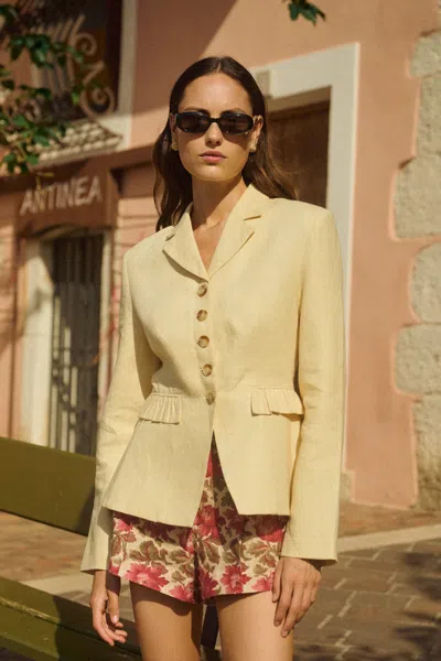 The Posse Matilda Jacket In Dusty Citron
