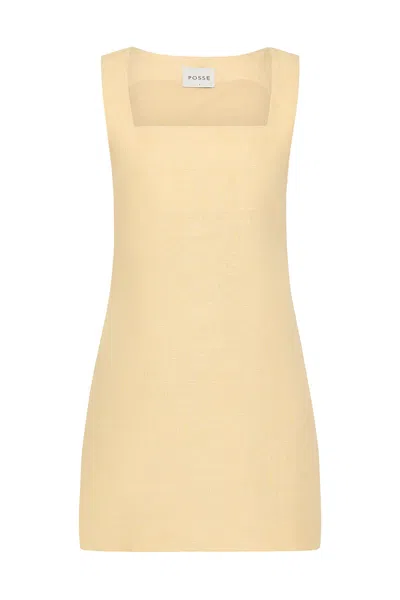 The Posse Alice Mini Dress In Dusty Citron