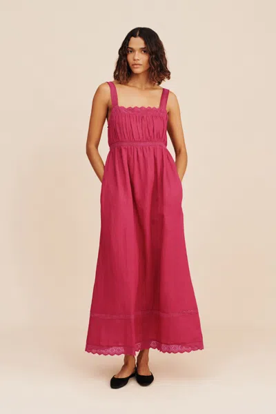 The Posse Grace Shift Dress In Dragon Fruit