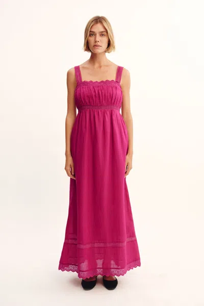 The Posse Grace Shift Dress In Dragon Fruit