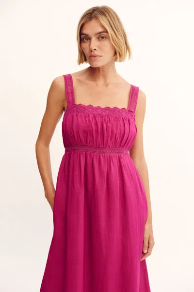 The Posse Grace Shift Dress In Dragon Fruit