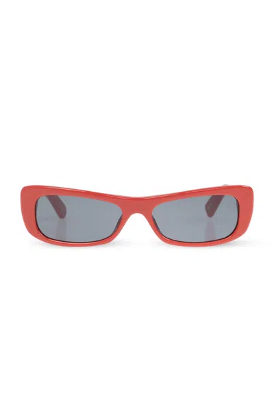 Jacquemus Rectangle Frame Sunglasses In Grey