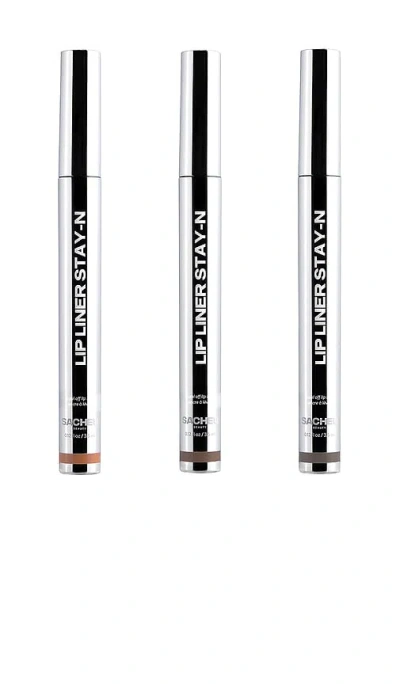 Sacheu Lip Liner Stay-n Deep Bundle In P-inked  Hey-zel & Clover