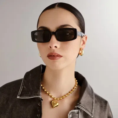 Le Specs Dynamite In Black Polarized