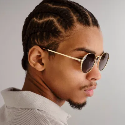 Le Specs Lost Legacy In Gold Brown Mono Polarized