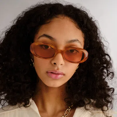 Le Specs Work It! In Vintage Tort Amber Tint