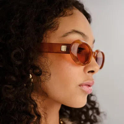 Le Specs Work It! In Vintage Tort Amber Tint