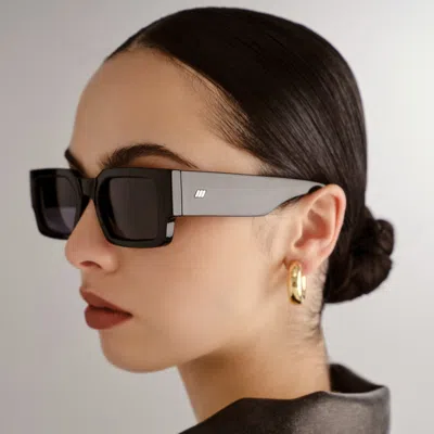 Le Specs Contemplation In Black Polarized