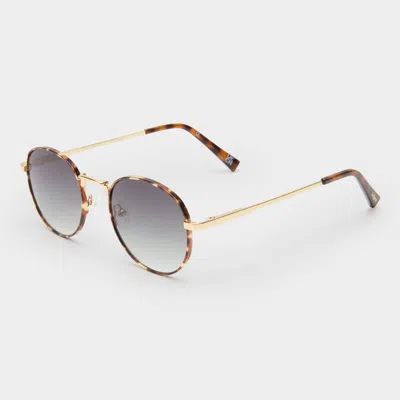 Le Specs Lost Legacy In Gold Tort Khaki Grad