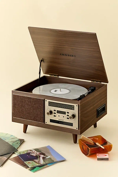 Crosley Serenade 8-in-1 Record Player In Brown At Urban Outfitters In Brown
