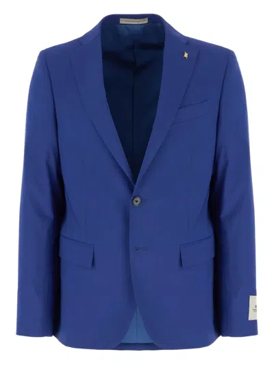 Corneliani Tailored Two-piece Suit In Blue