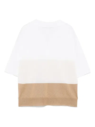 Lorena Antoniazzi Striped T-shirt In White