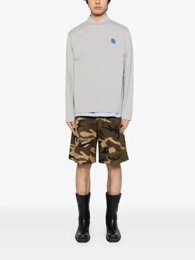Ader Error Trs Tag Long-sleeved T-shirt In Grey