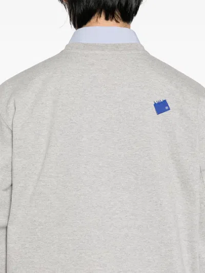 Ader Error Trs Tag Long-sleeved T-shirt In Grey