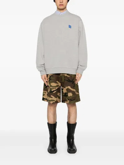 Ader Error Trs Tag Sweatshirt In Grey