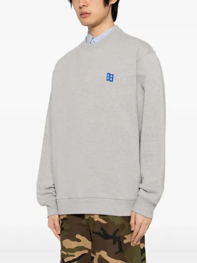 Ader Error Trs Tag Sweatshirt In Grey