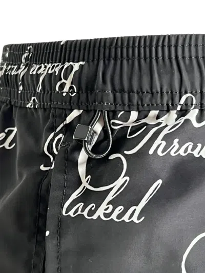 Ksubi Text-print Shorts In Black