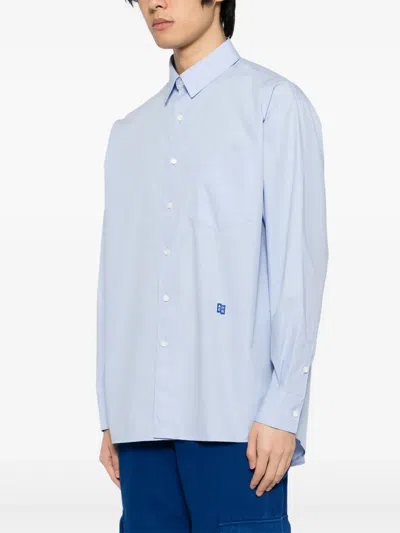 Ader Error Trs Tag Shirt In Blue