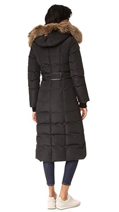 Shop Mackage Jada Long Coat In Black