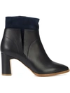 RUPERT SANDERSON layered effect ankle boots,レザー100%