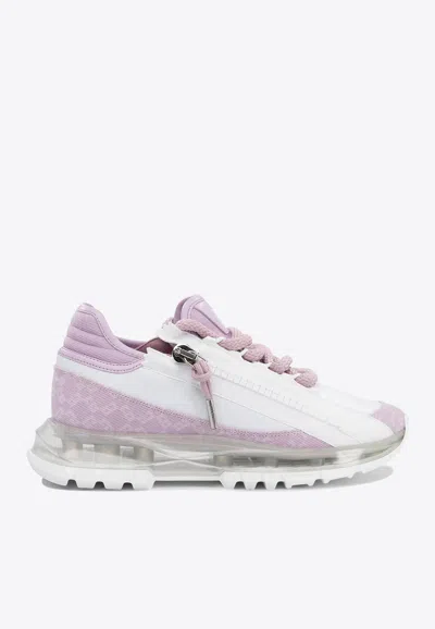 Givenchy Collar Padded Slip-on Sneakers With Transparent Sole In Pink