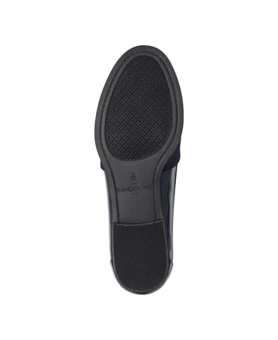 Bandolino Bow Loafer In Navy Patent