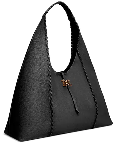 Sam Edelman Sylvia Extra Large Leather Hobo In Black
